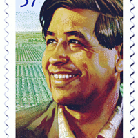 Cesar Chavez Postage Stamp