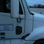 Tractor belonging to Fernando Paez, aka Transportes Olympic, OMC Trucking seen in Von Ormey Texas 2/18/2010